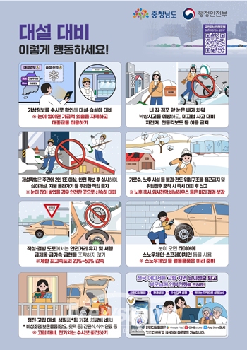 대설 대비 국민행동요령