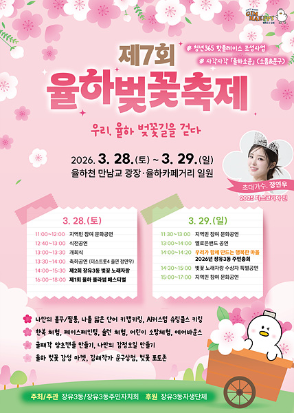 제7회 김해율하벚꽃축제 포스터/김해시제공