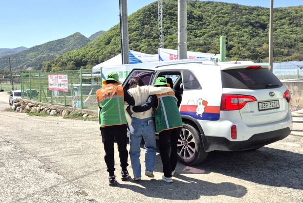 풍수해 대비 주민대피훈련/사진 김해시제공