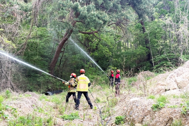 봄철 산불대응 합동훈련/사진 양산시제공