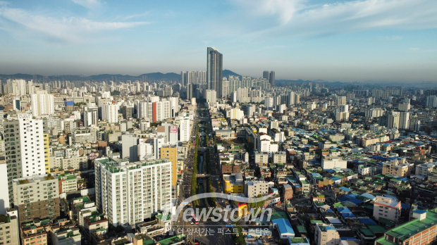 부천시 주택가 전경 / 부천시