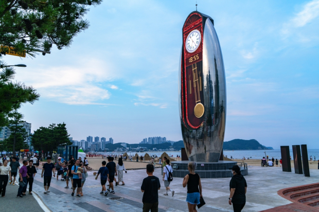 영일대 해수욕장 시계탑 전경(입선-임성화-만남의장소)