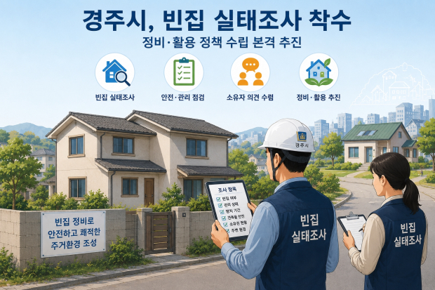 경주시, 내년 1월까지 지역內 빈집 추정 대상 전수조사를 실시한다.(사진 / 경주시 제공<br>