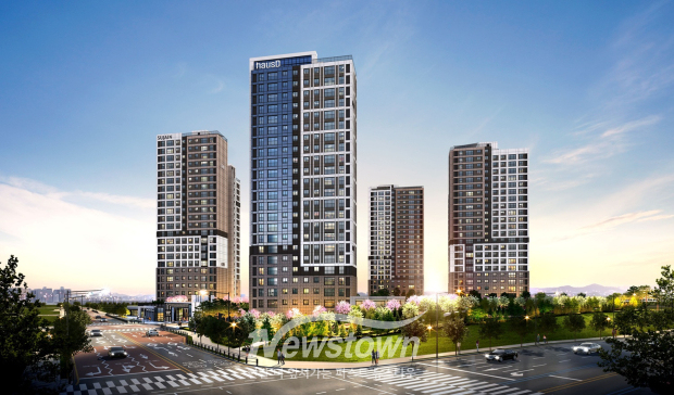 고덕국제신도시 수자인하우스디 투시도 (사진 / (주)BS한양 제공)