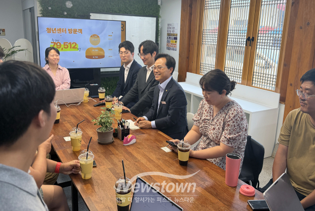 청년·귀농인·소상공인과 릴레이 간담회(사진 / 윤용근 국회의원실 제공)