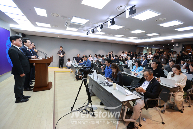 박수현 충남도지사 정무부지사, 정책·정무수석 인선 발표(사진 / 뉴스타운)