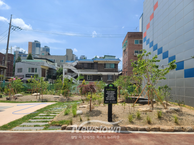 부천여자고등학교 학교숲 조성 후 모습 / 부천시