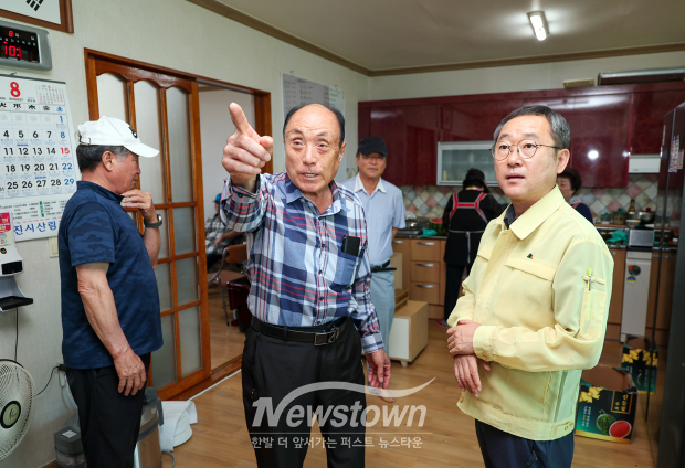 당진포1리 경로당 무더위 쉼터 현장점검(사진 / 당진시 제공)