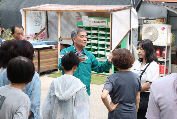 26년 8월 4일 강남구청장 구룡마을 방문