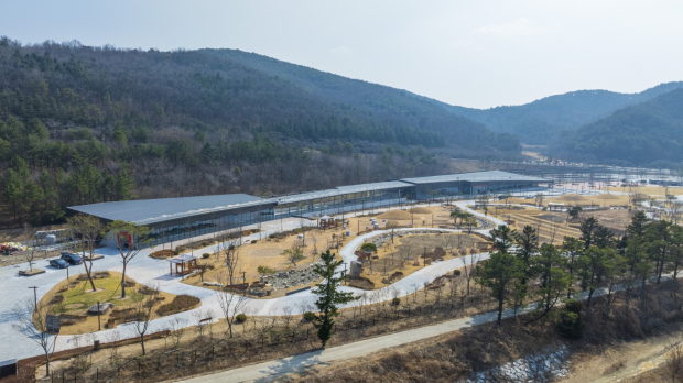 경주 보문관광단지에 조성된 복합문화공간 라원 전경