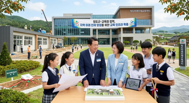ai로 만들어진 청도 미래 인재 양성,을 교육 인프라 확충 사업