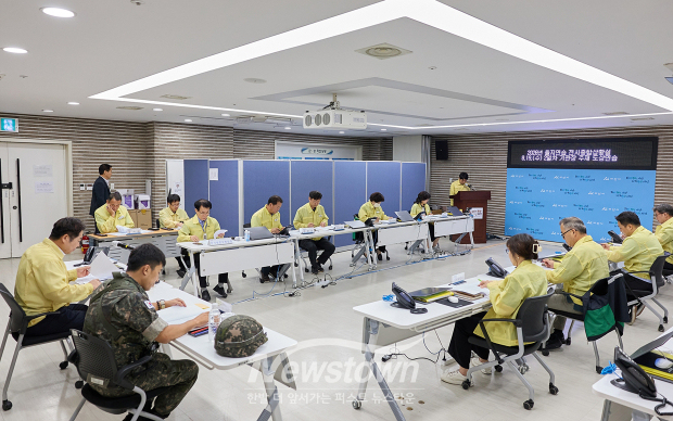 2026년 을지연습 기관장 주재 도상연습(사진 / 아산시 제공)