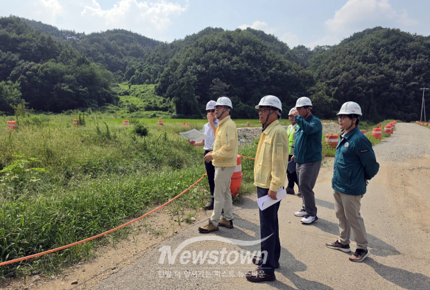 재난 대응현장 긴급점검(사진 / 충청남도 제공)