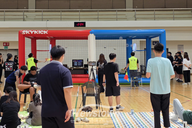 제3회 고교 드론축구대회(사진 / 선문대학교 제공)