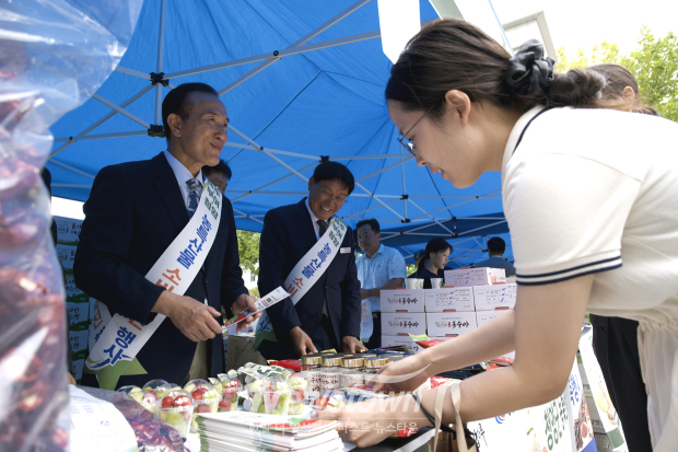 국회 공주·부여·청양 농특산물 기획전(사진 / 청양군 제공)