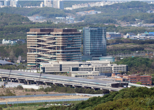 청라국제도시에 조성된 하나금융타운 전경 / 인천시