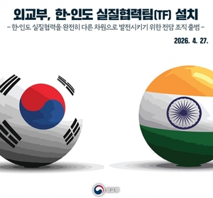 한국-인도 실질협력팀(TF) 설치, 본격 출범