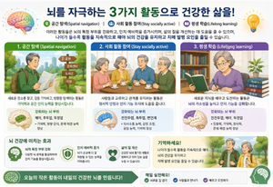 ‘뇌 노화’를 늦추는 즐거운 방법 3가지