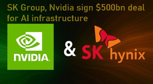 SK·엔비디아, “AI 인프라 구축 공식화, 5천억 달러 의향서 체결”